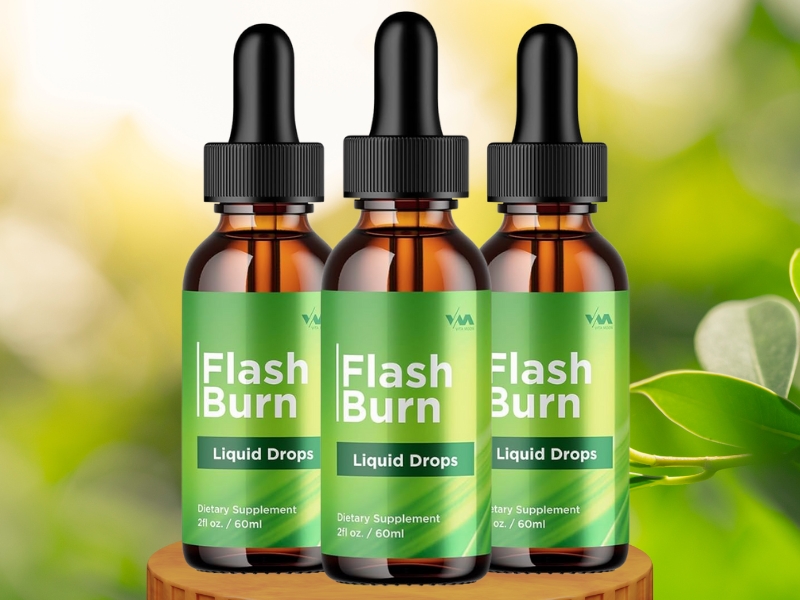 Flash Burn Dietary Supplement Bottles